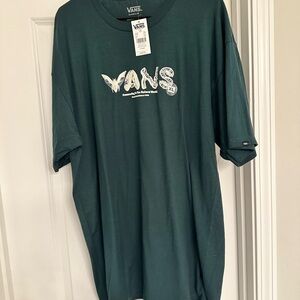 Vans Men's Dark Green Short Sleeve Tee